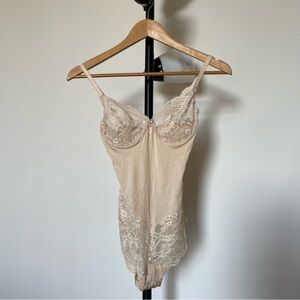 Vintage Cream Lace Bodysuit